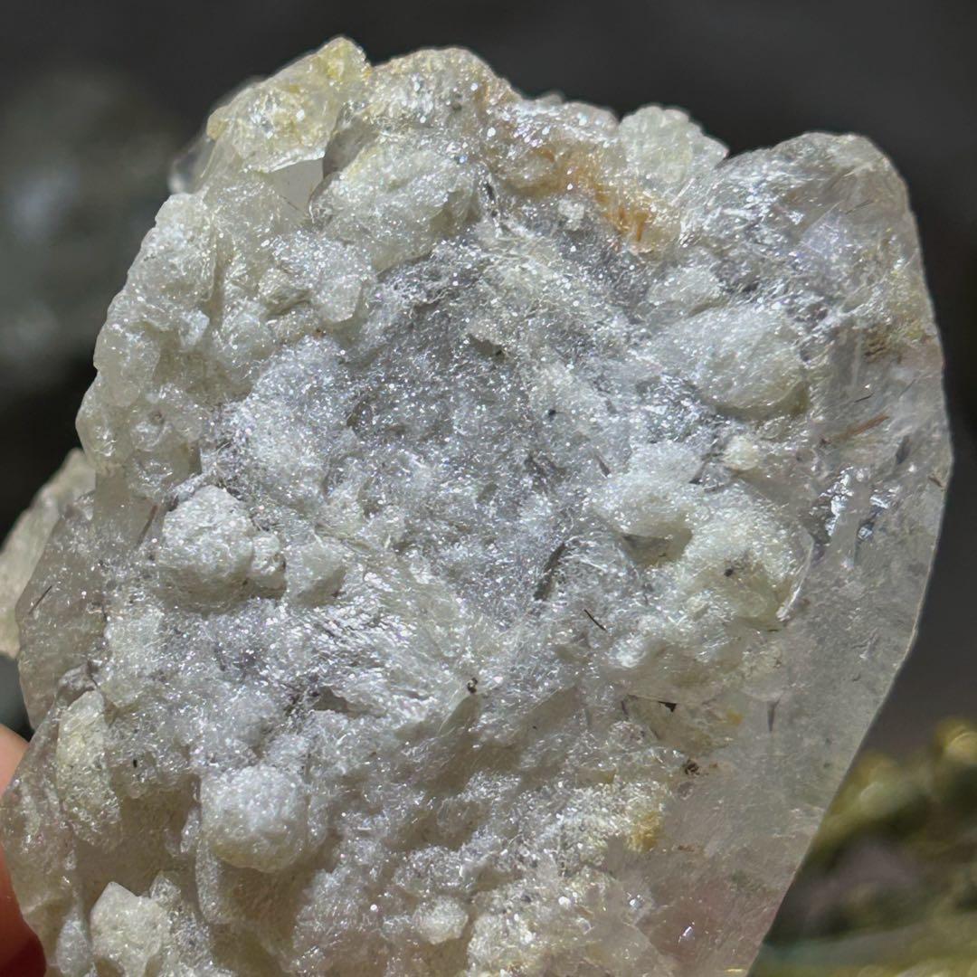 ☆別格高級品！来福開運秘宝⑥！マニハール！ルチル　クローライト　水晶　原石