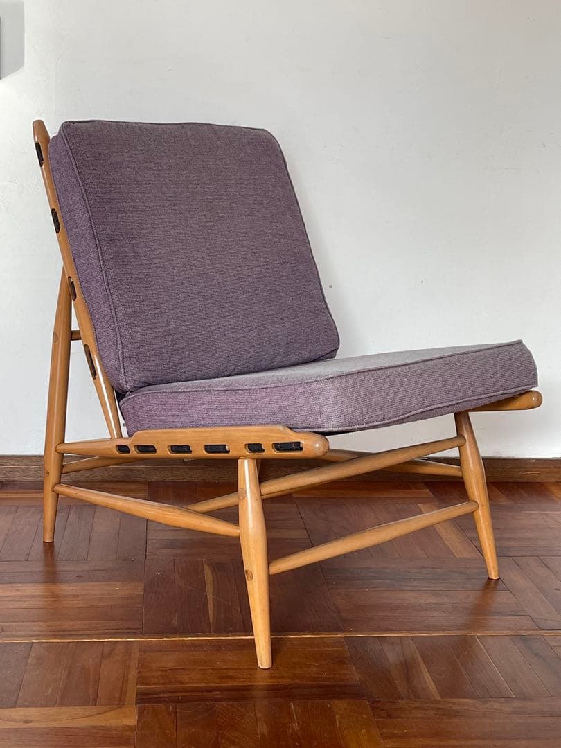イギリス ヴィンテージ ercol アーコール 427 イージーチェア グリーン