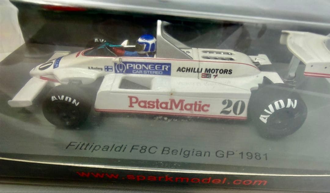 スパーク 1/43 フィッティパルディ F8C 1981 ベルギーGP