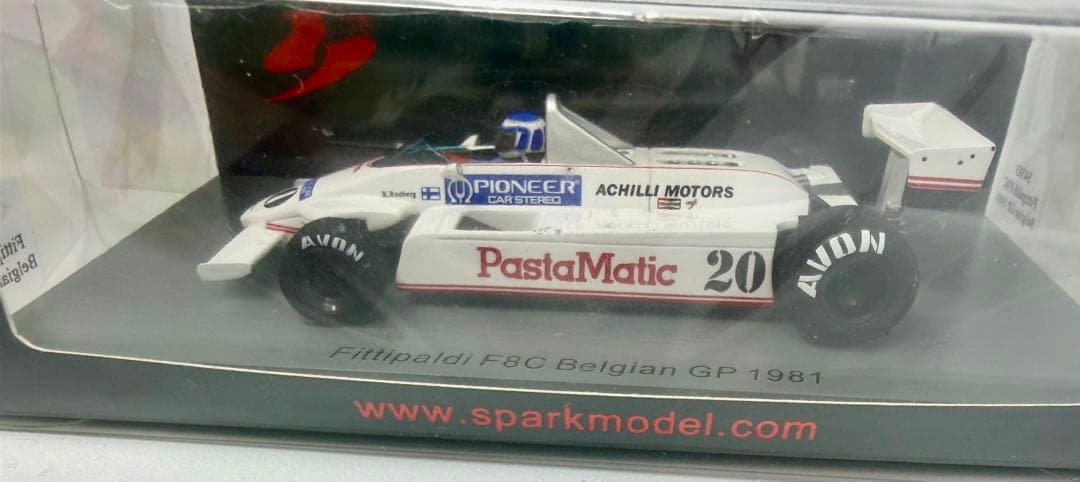 スパーク 1/43 フィッティパルディ F8C 1981 ベルギーGP