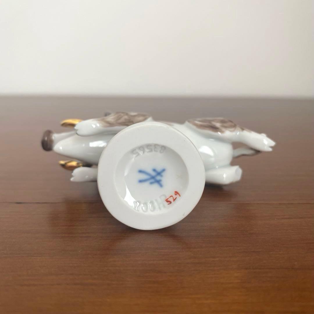 〈欠けあり〉Meissen マイセン 干支シリーズ 亥 イノシシ フィギュリン