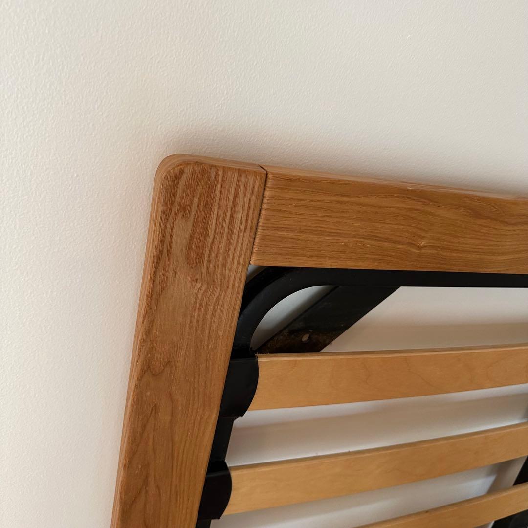 無印良品 木製ベッドフレーム オーク セミダブルサイズ