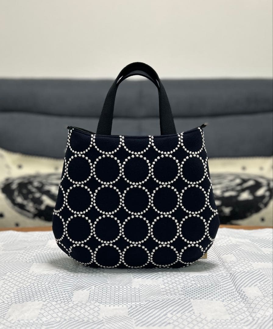 ハンドメイド ミナペルホネン rosy コロりんトート