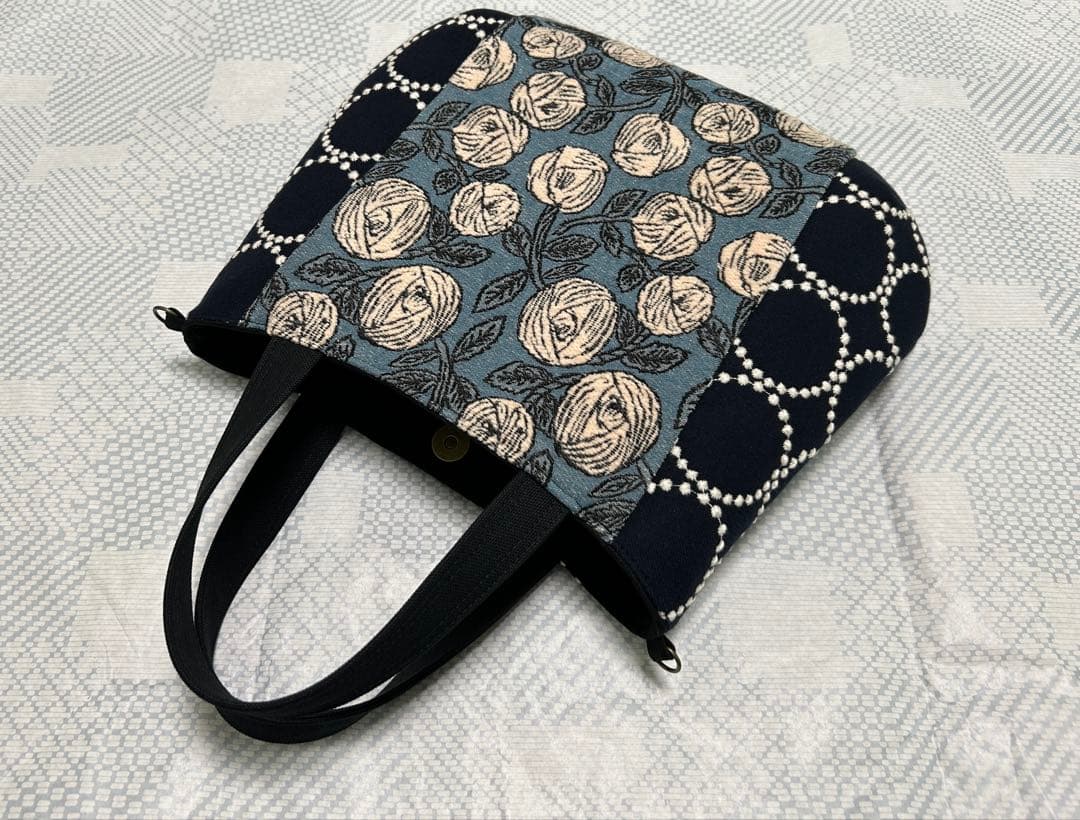 ハンドメイド ミナペルホネン rosy コロりんトート