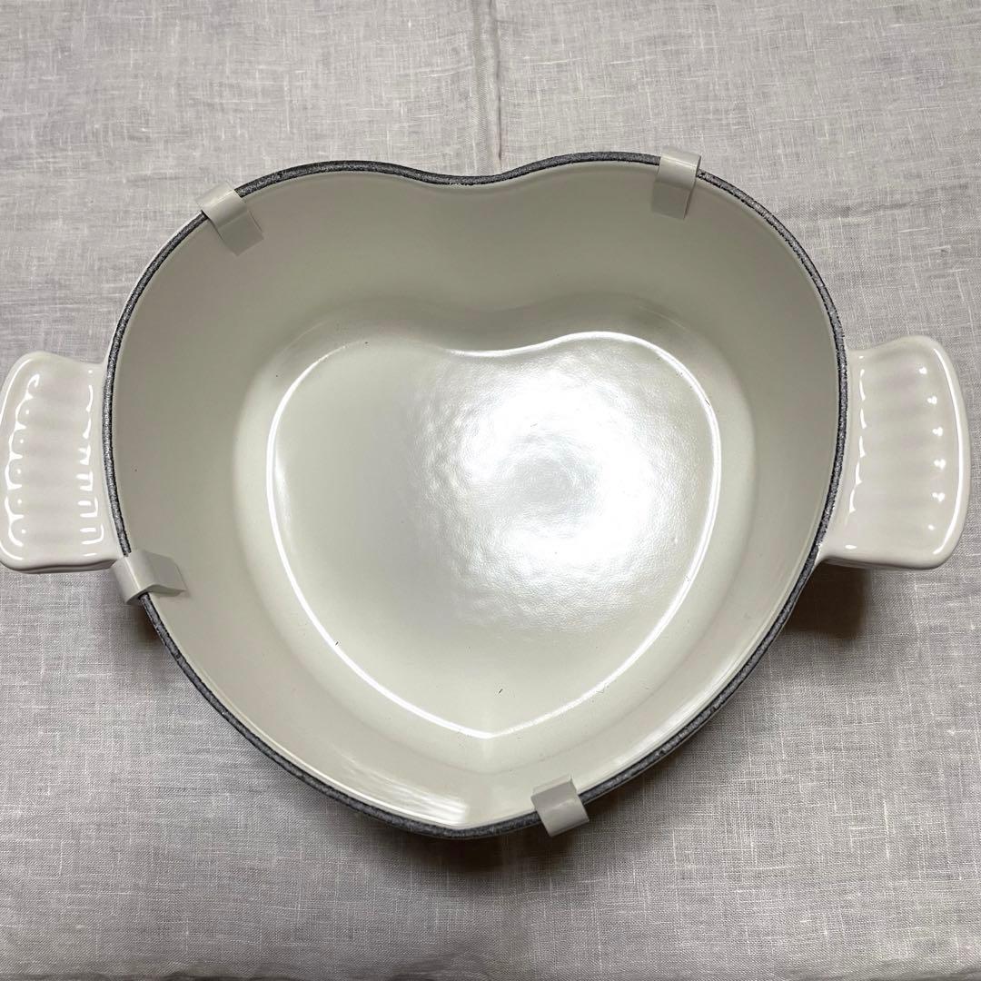 ルクルーゼ ココットダムール ハート パウダーピンク