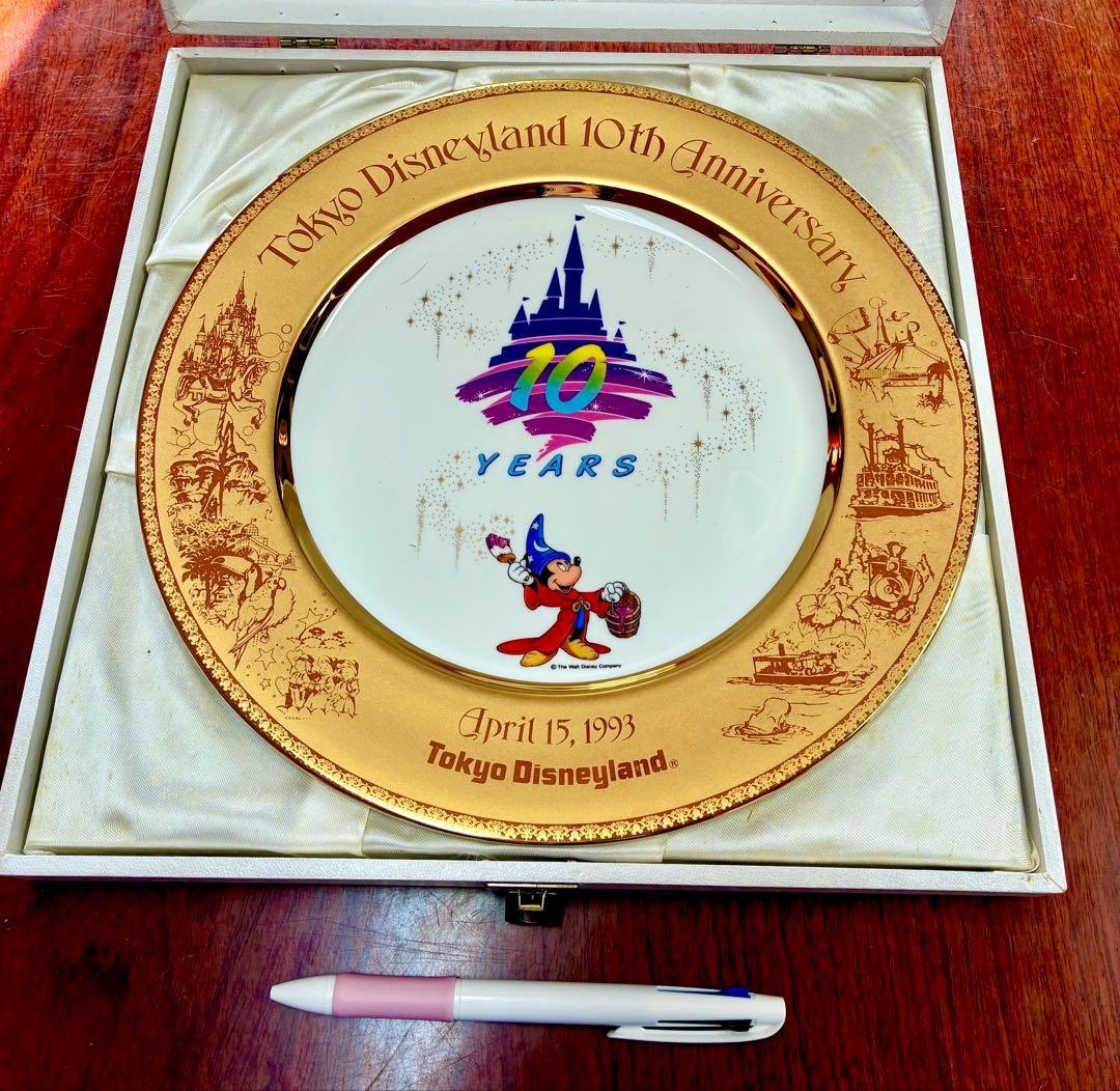 東京ディズニーランド 10周年 記念プレート1993。10周年限定品 - メルカリ
