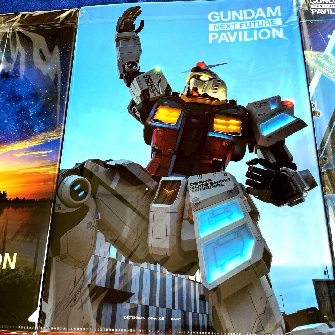 EXPO2025 ガンダムネクストフューチャーパビリオン クリアファイル 5枚