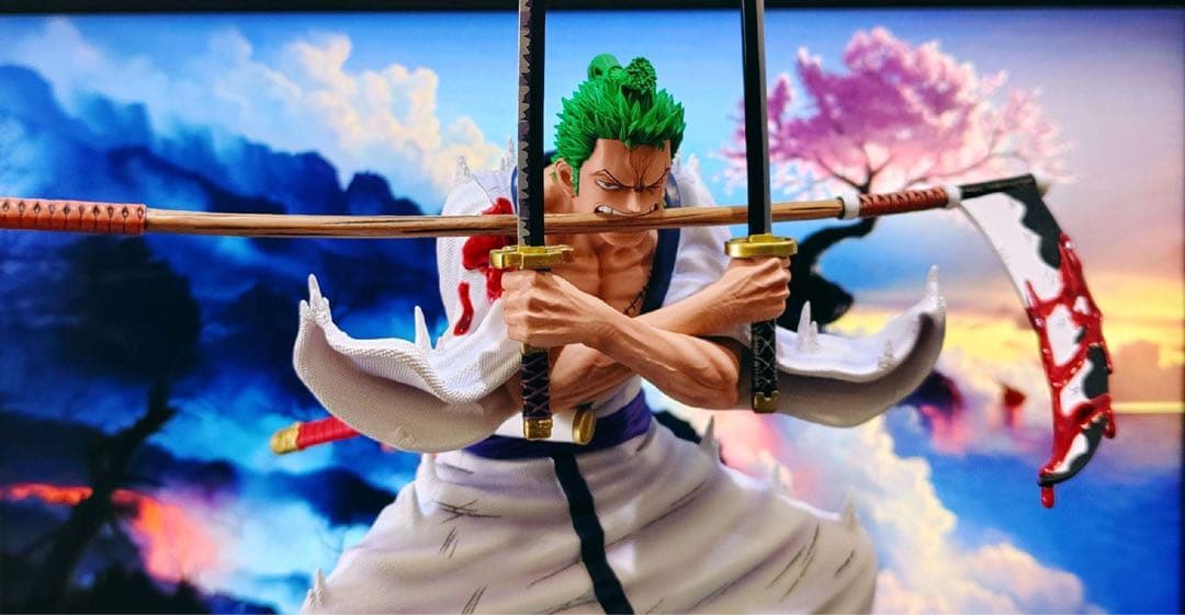 ONE PIECE ワンピース ゾロ 【煉獄鬼斬】 フィギュア ガレージキット