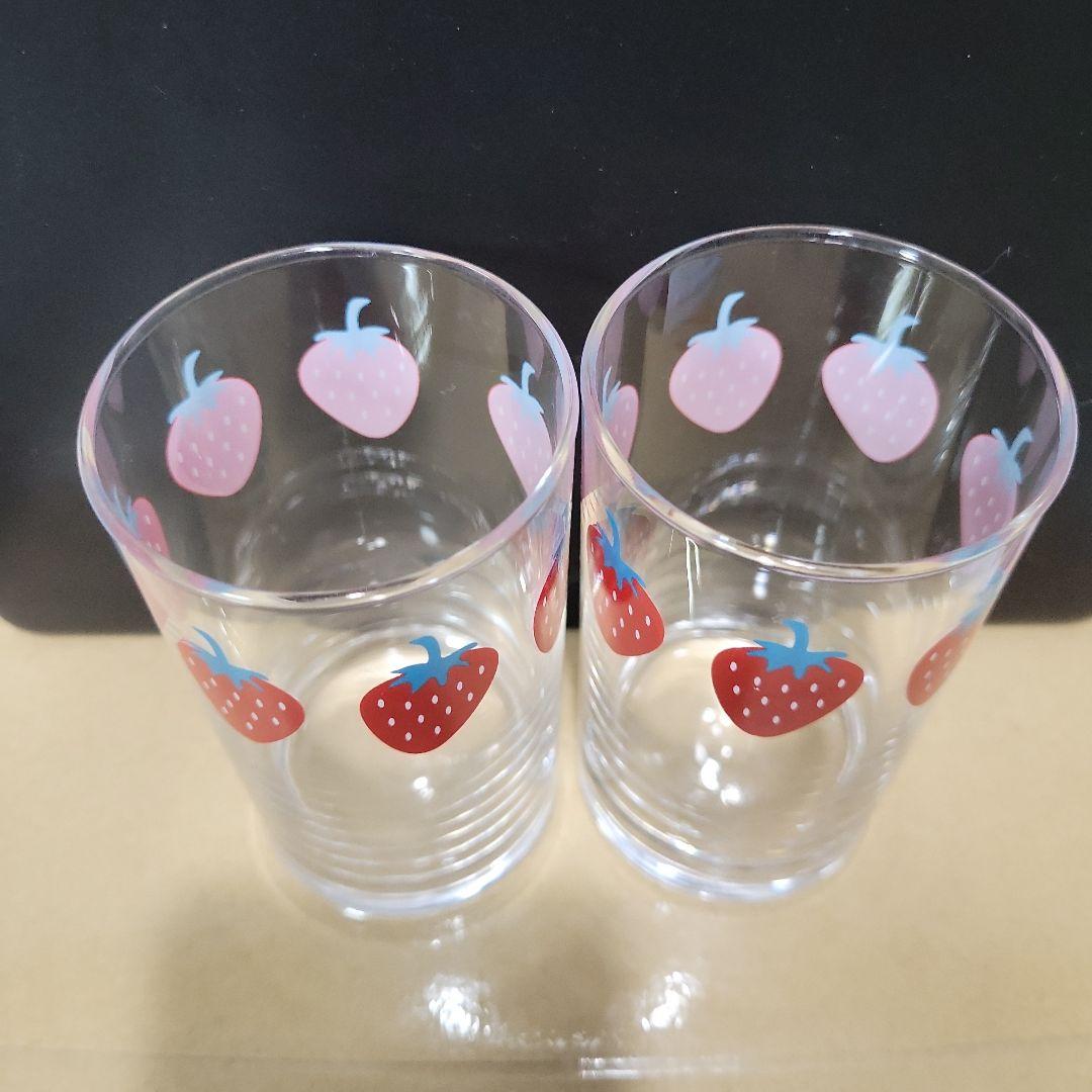 矢沢あい展 NANA イチゴのペアグラス コップ ガラス 大崎ナナ ハチ