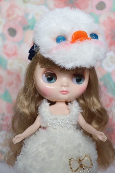 アヒルのお面 ミディブライス アウトフィット 編みぐるみ ブライス