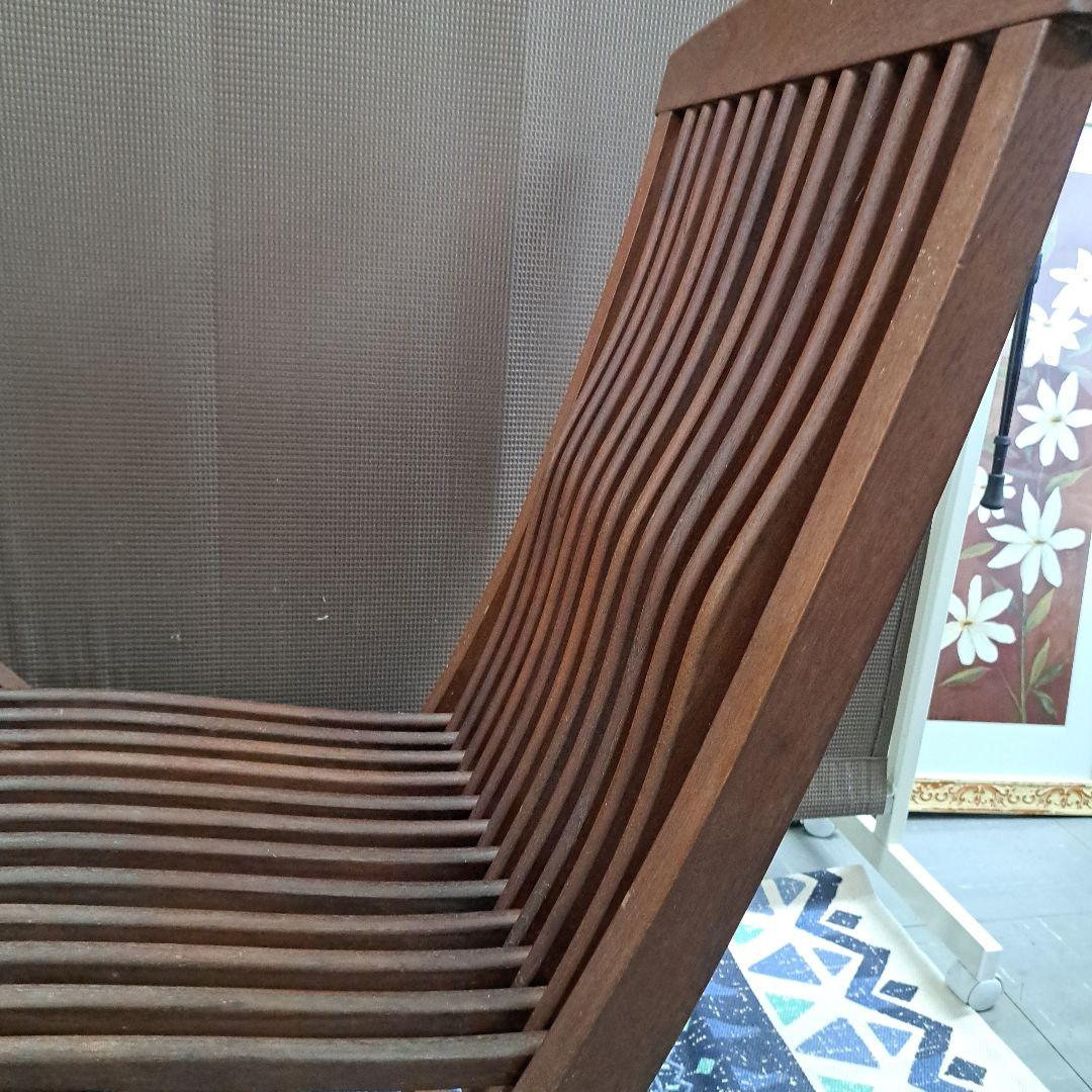 ♡木製折りたたみ椅子 ダークブラウン♡