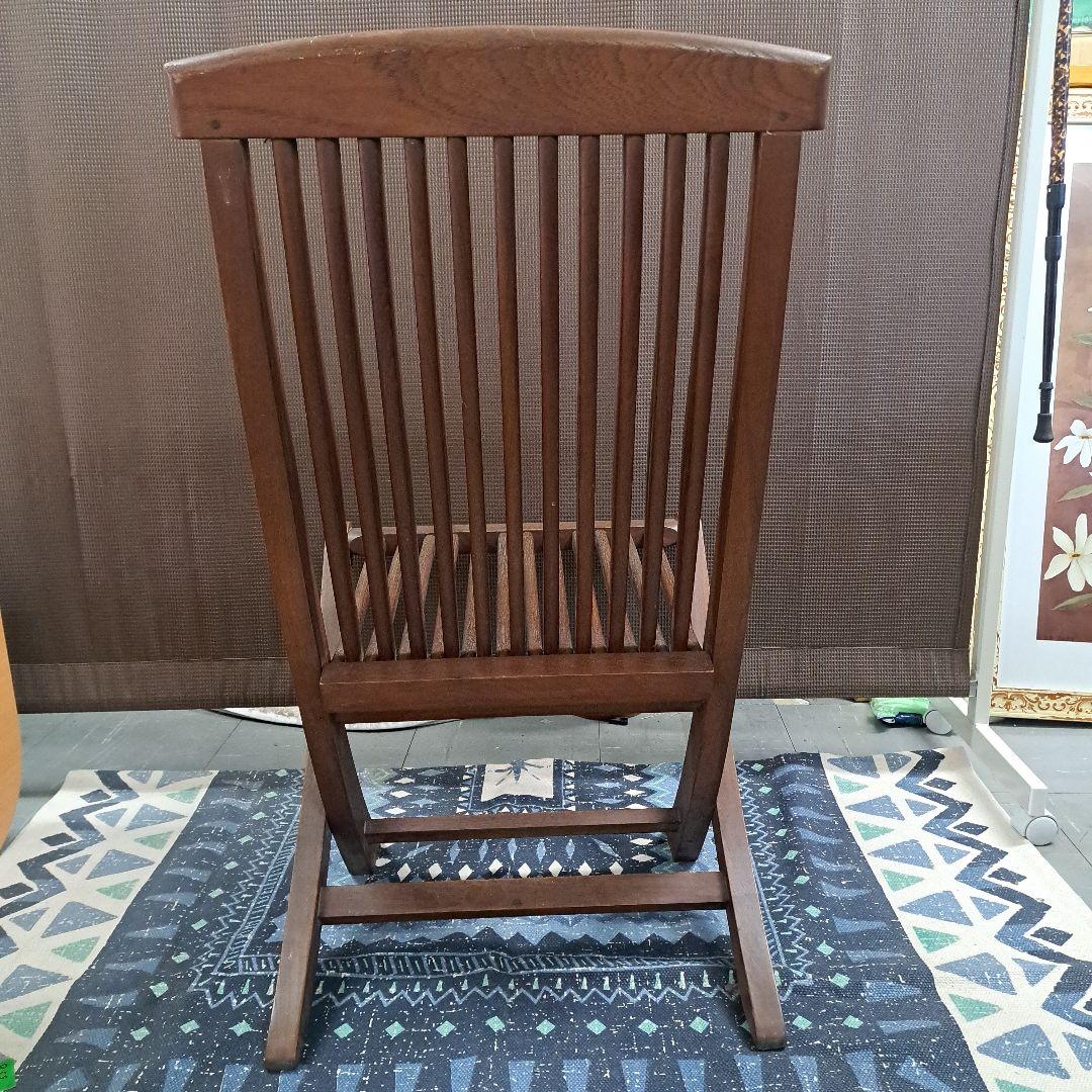 ♡木製折りたたみ椅子 ダークブラウン♡