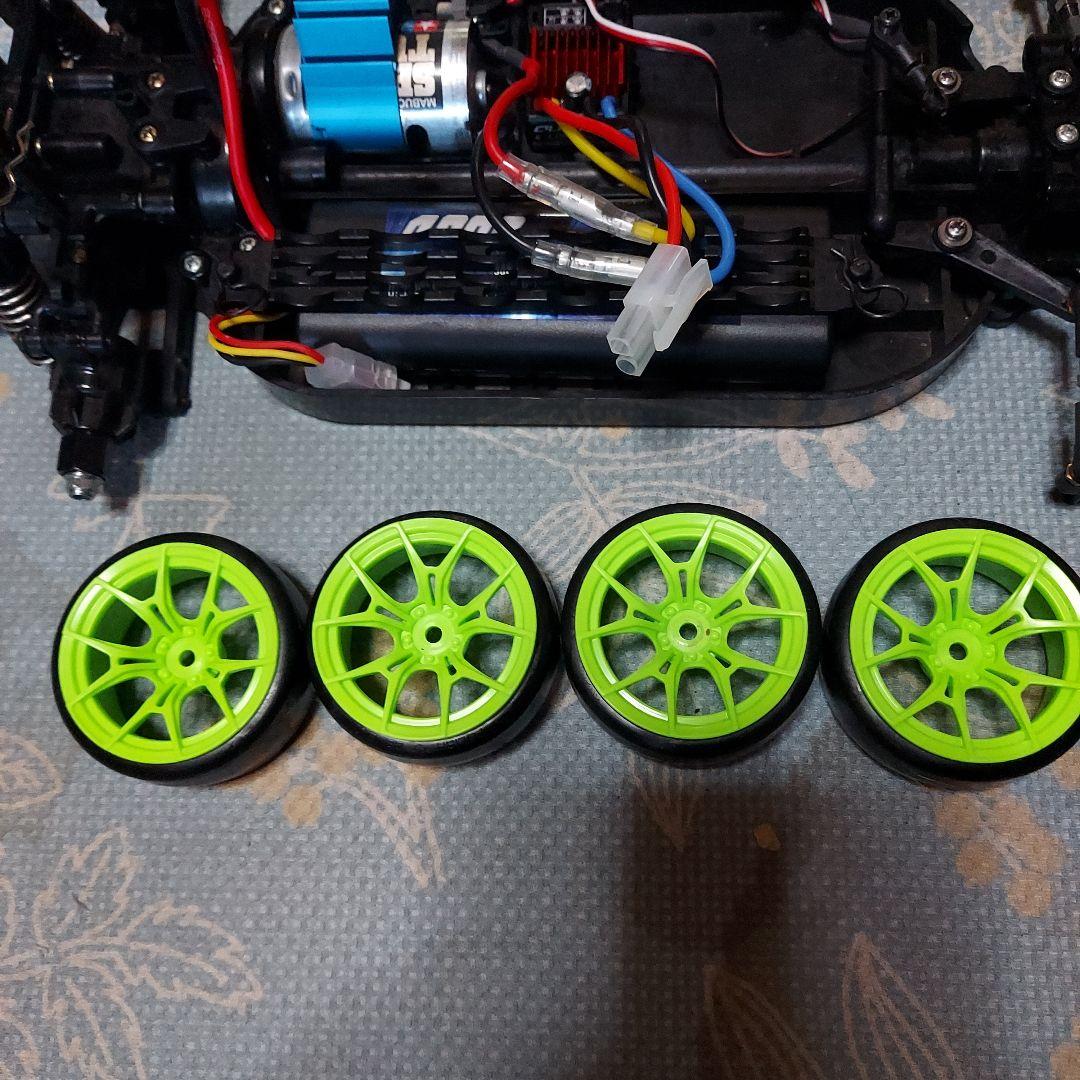 値引きドリフトラジコンTT01MRCフロント付き2駆 サーボ付けます