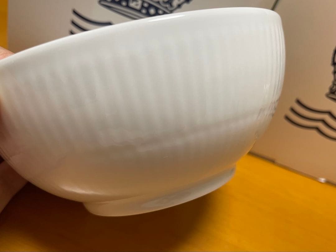 《新品》  ホワイトフルーテッドボウル 2個セット