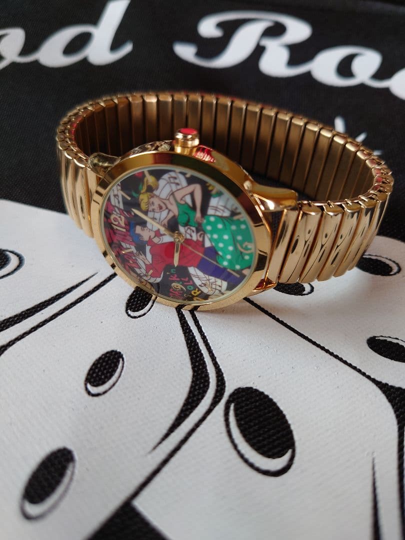 マシンガンケリー＆グットロッキン腕時計　クリームソーダ　ガレージパラダイス