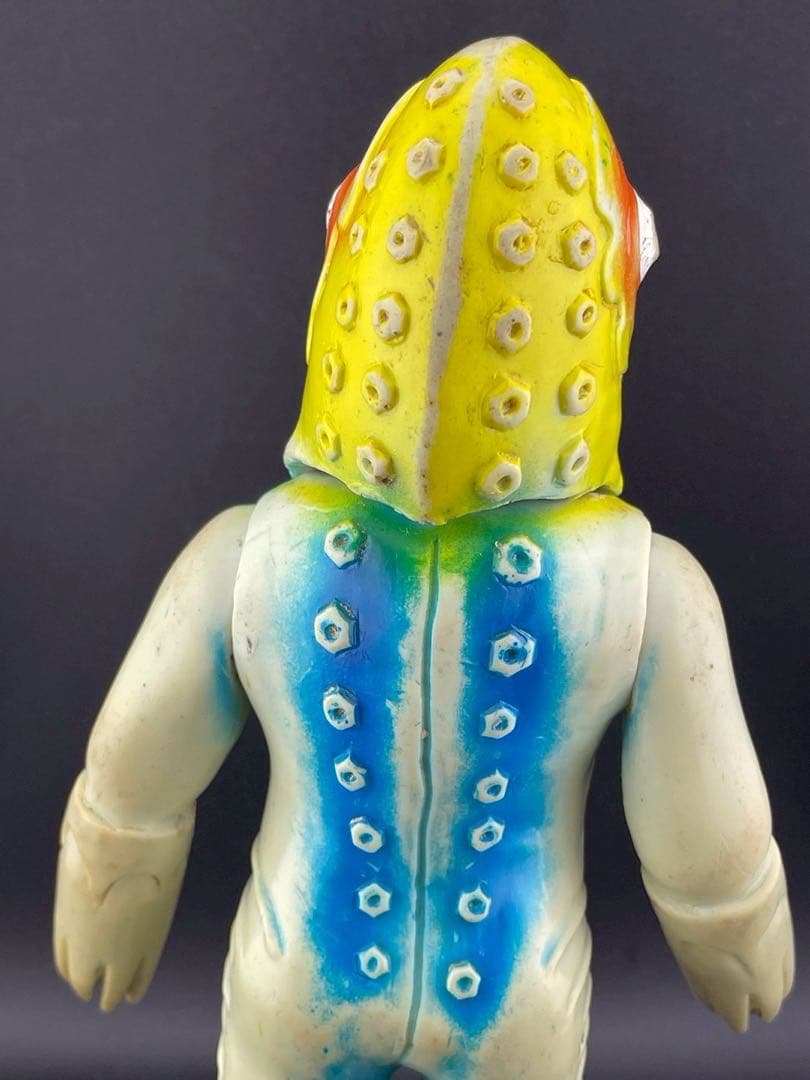 中古品】メトロン星人 当時物ブルマァク ソフビ 円谷プロ マルサン