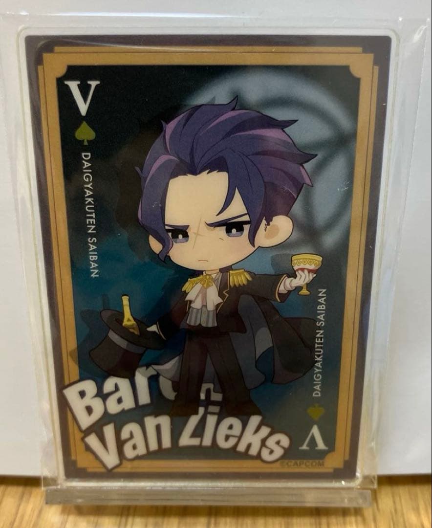 逆転裁判 カプコンカフェ カードアクリルスタンド バロック・バンジー