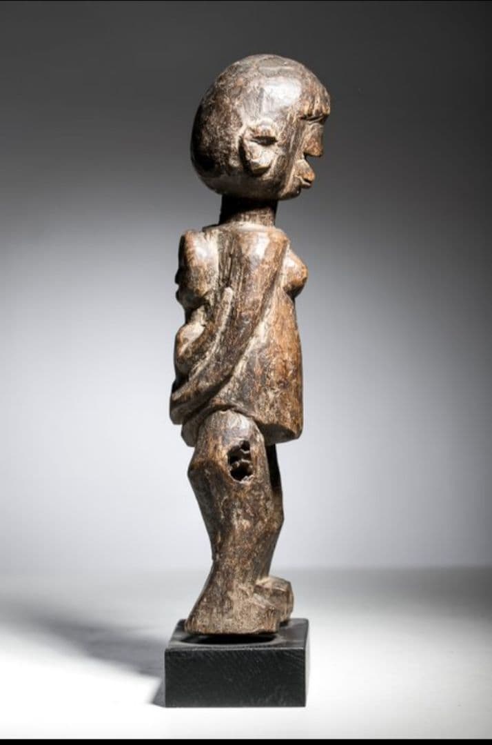 アフリカ トーゴ北部 母子像 プリミティブアート 木彫り 民間信仰