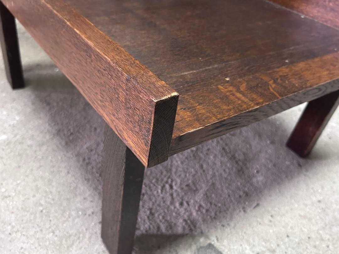 ②木製 ダイニングソファー ローチェア 和モダン 古民家