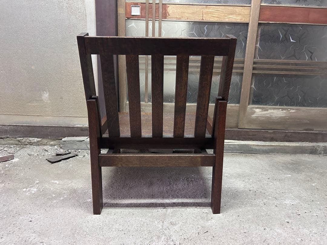 ②木製 ダイニングソファー ローチェア 和モダン 古民家