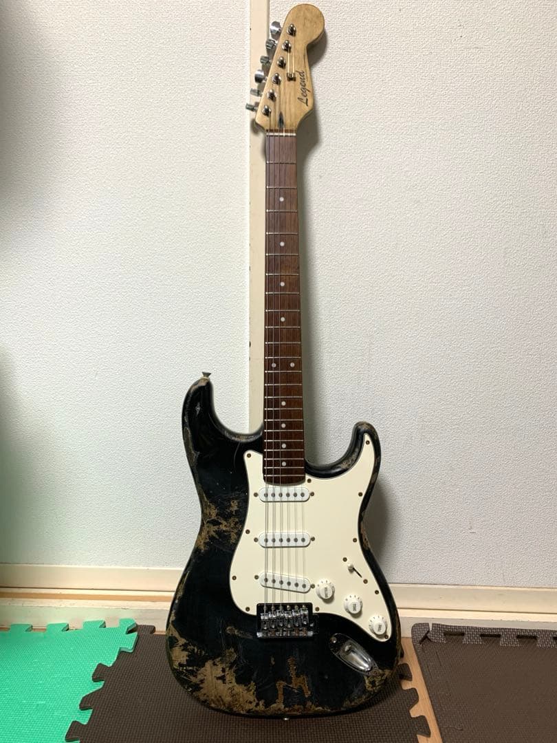 レジェンドLegend ST ストラト タイプ レリック aged ブラック 黒