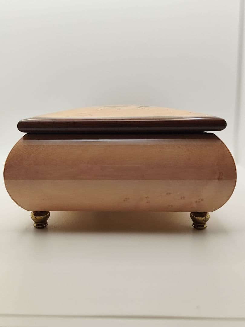 スイス オルゴール REUGE社製 18弁 ジュエリーボックス 木製 象嵌