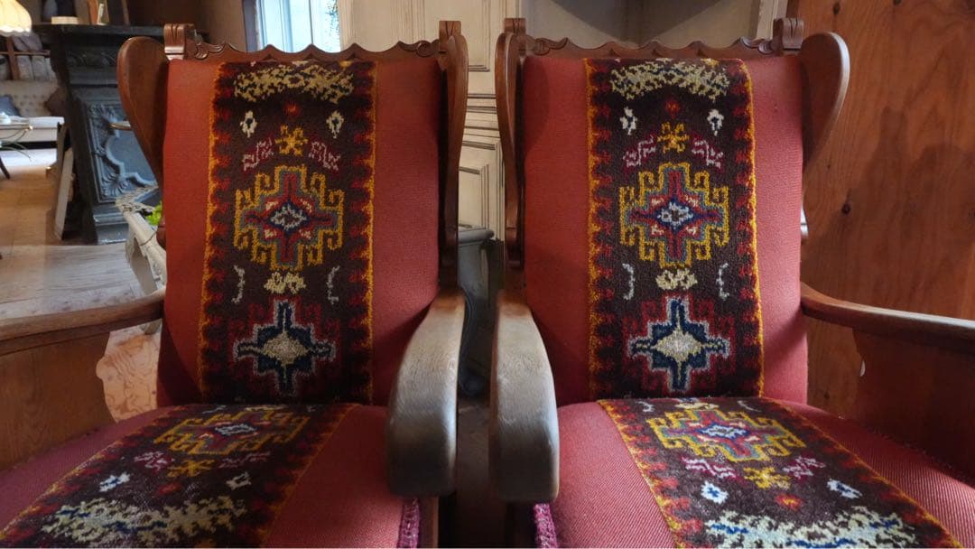 オランダ産1人掛けソファー(2脚セット) ※送料別