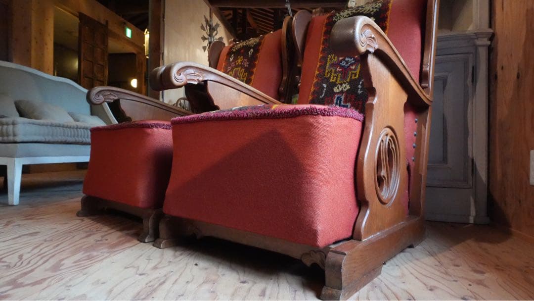 オランダ産1人掛けソファー(2脚セット) ※送料別