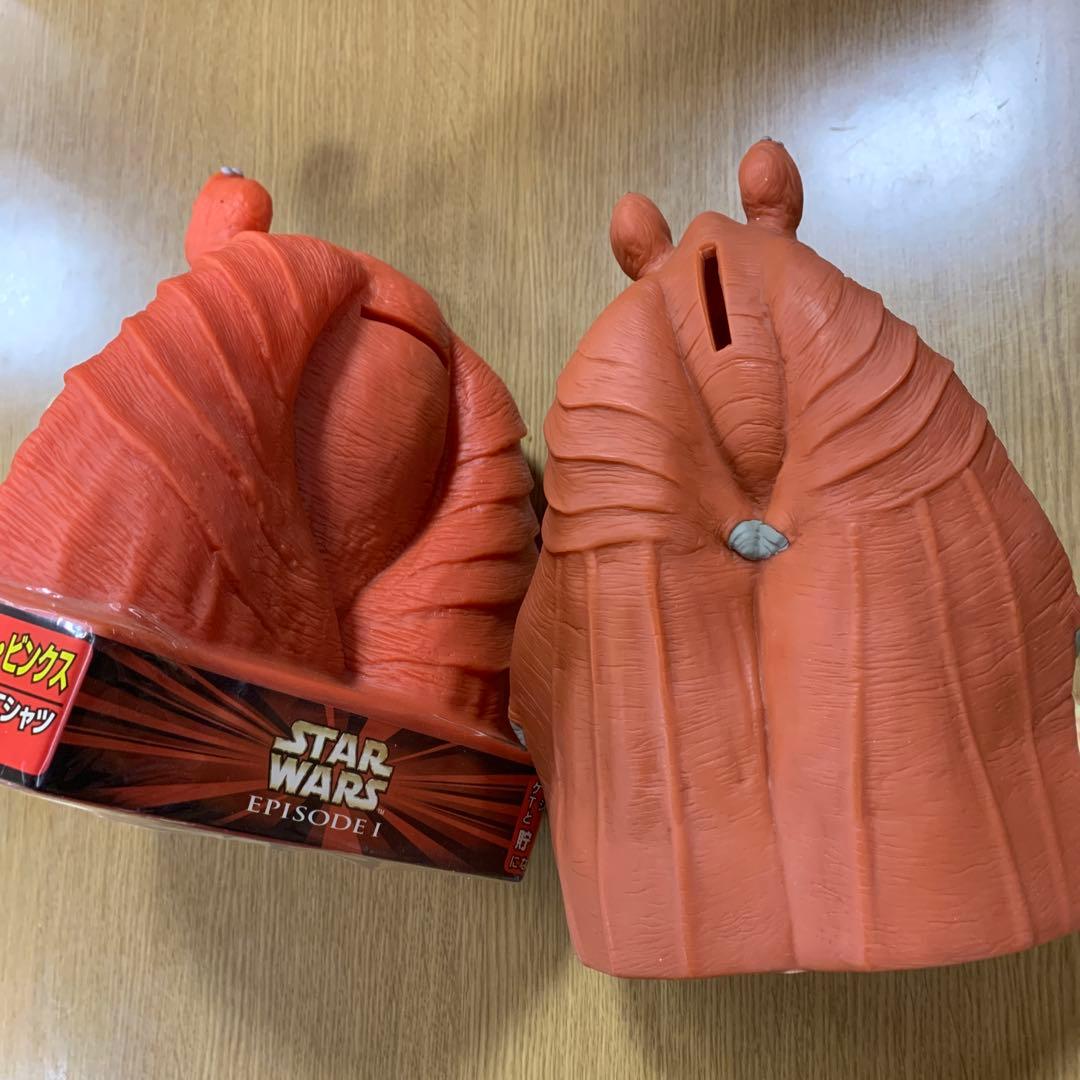 ジャー・ジャー・ビンクス フィギュア貯金箱　２個セット