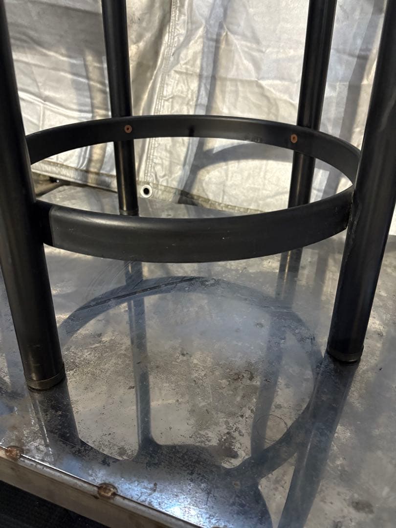 ①希少　Kartell カルテル カウンターチェア　80's? イタリア　円形