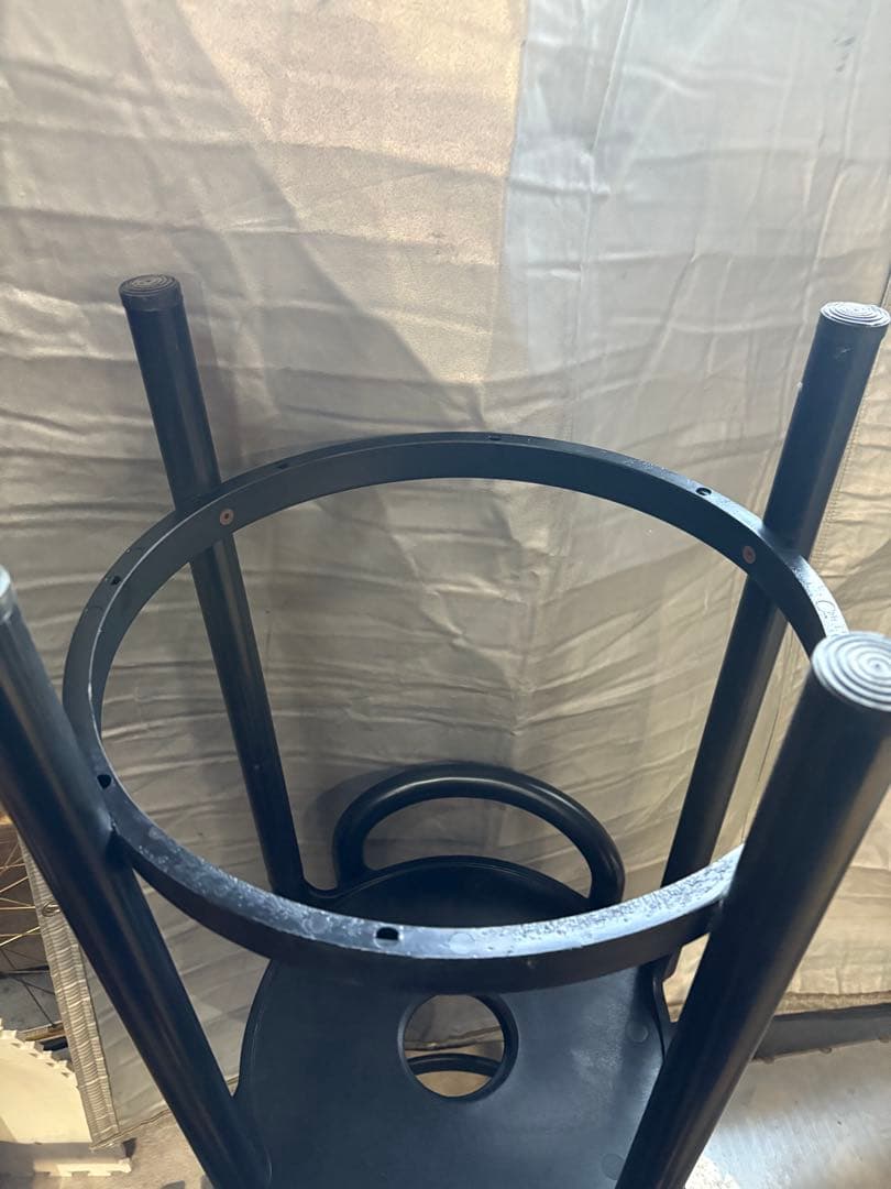 ①希少　Kartell カルテル カウンターチェア　80's? イタリア　円形