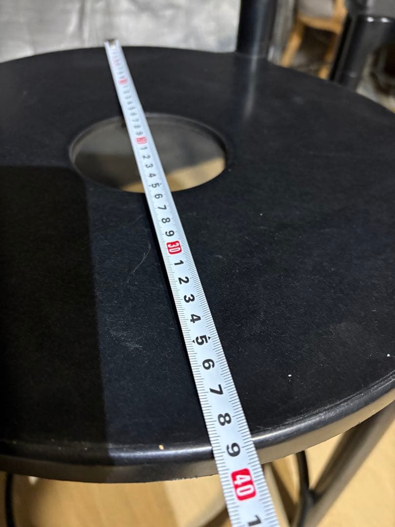 ①希少　Kartell カルテル カウンターチェア　80's? イタリア　円形