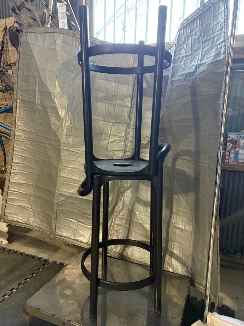 ①希少　Kartell カルテル カウンターチェア　80's? イタリア　円形