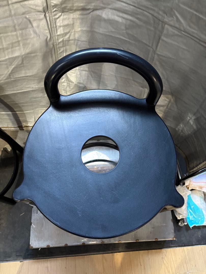 ①希少　Kartell カルテル カウンターチェア　80's? イタリア　円形