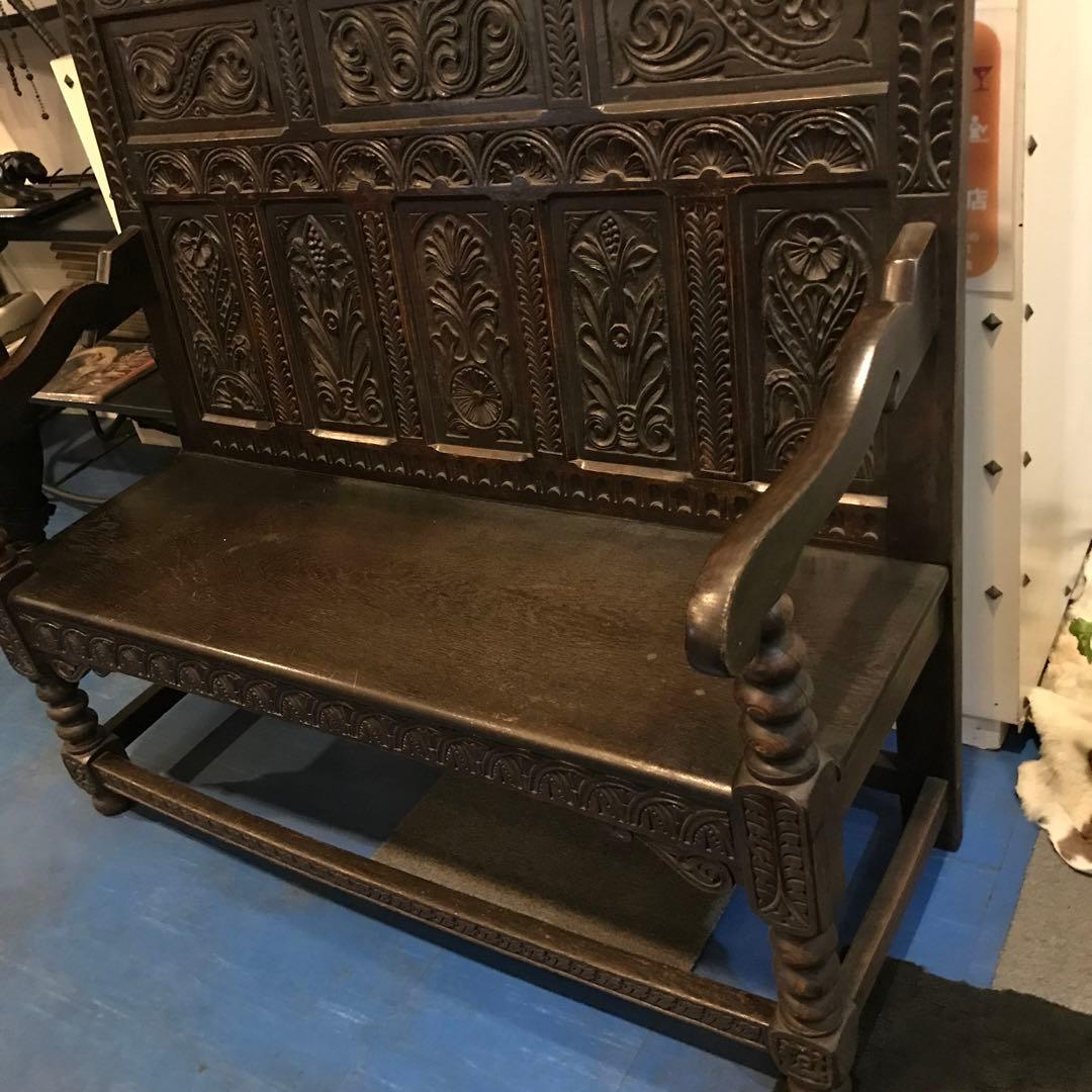 ベンチ　アンティーク