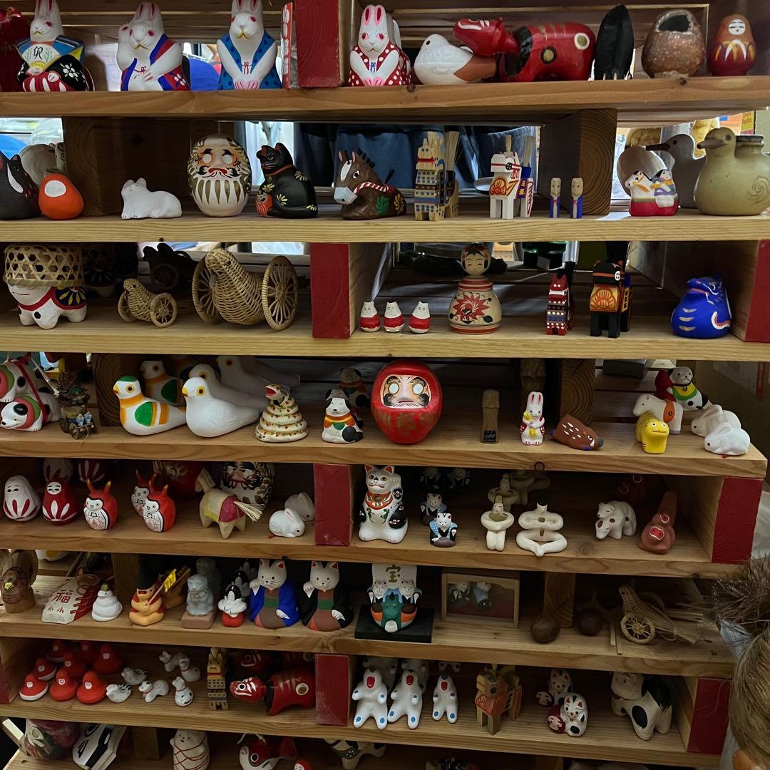 無印良品福缶伏見人形丹嘉疳の虫封じ犬縁起物郷土玩具川崎巨泉廃絶網走民芸品廃番盤