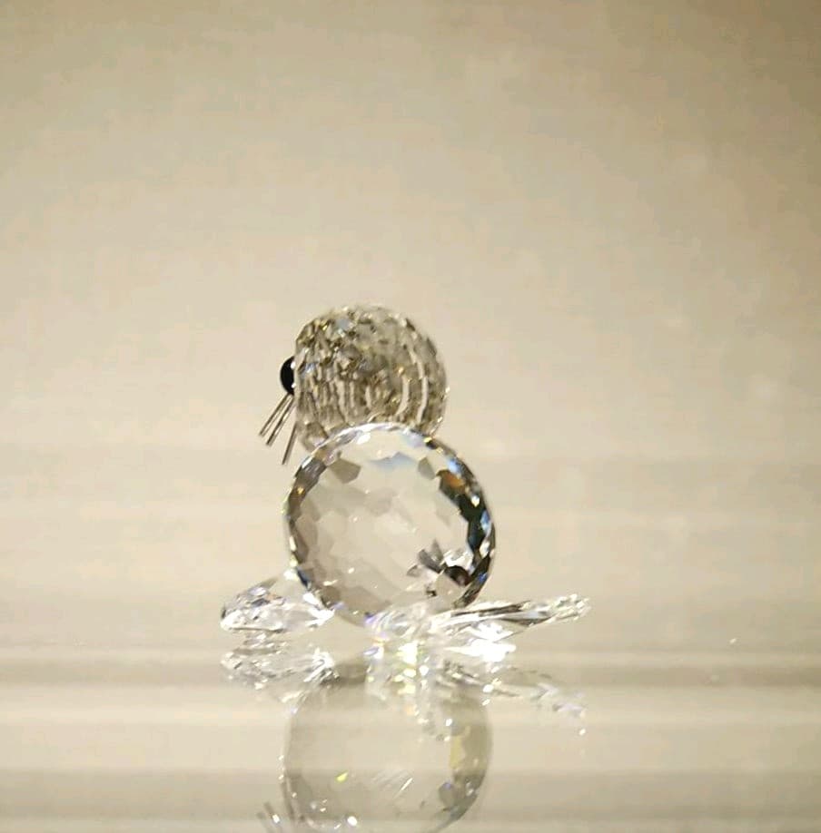 レア　スワロフスキー　北米限定バージョン　シルバーひげのアザラシ　親子　置物