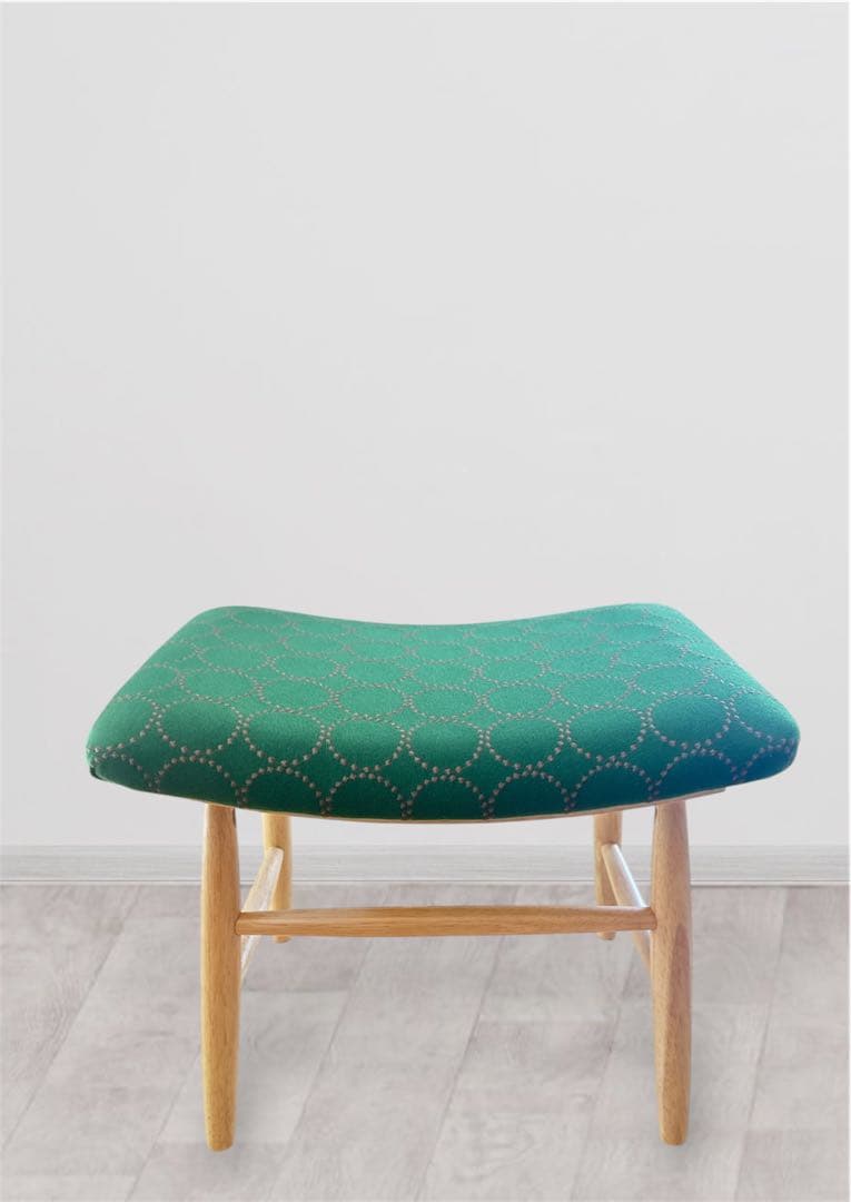 ミナペルホネン生地使用スツール　チェア　イス　　オットマン　家具　インテリア雑貨