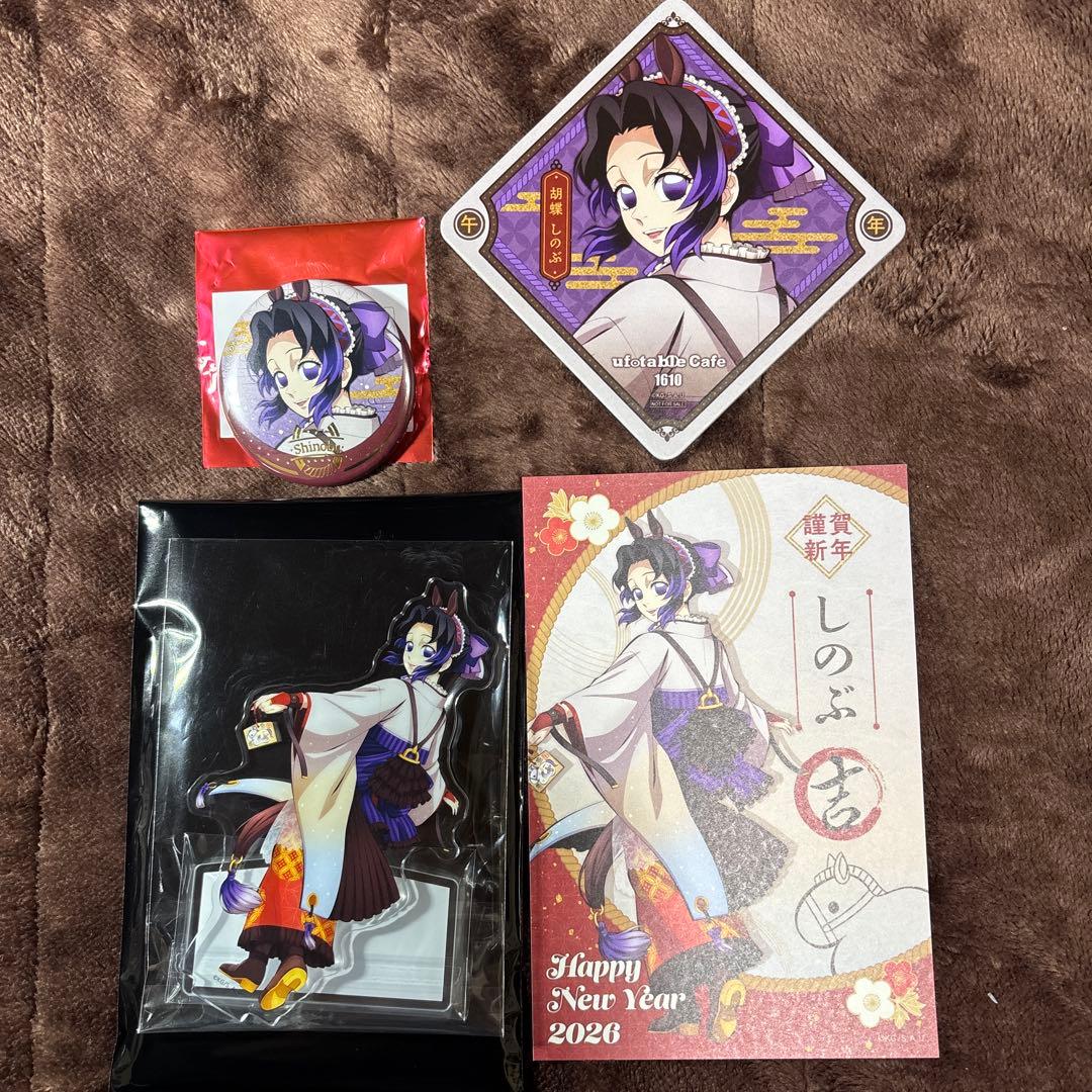 鬼滅の刃干支2026午年アクスタ 缶バッジ コースター ポスカ胡蝶しのぶ