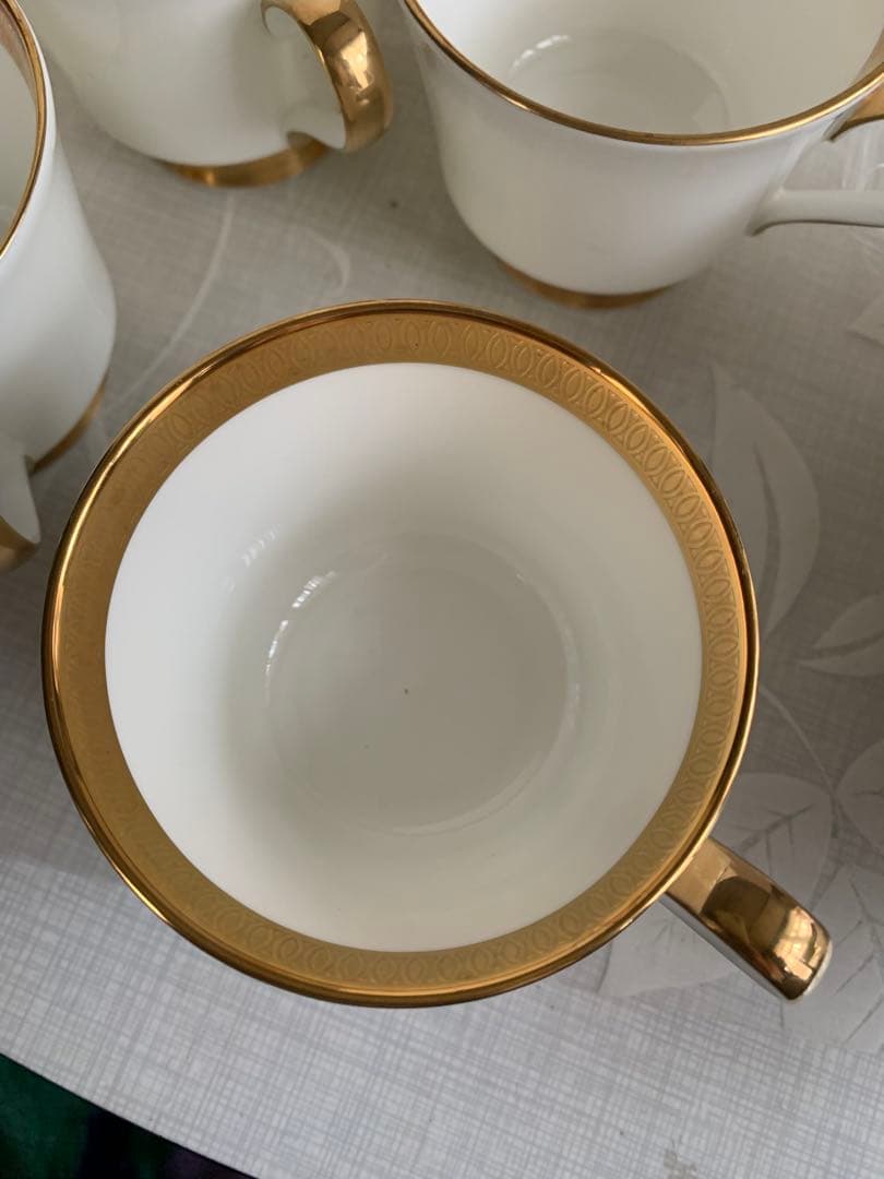 ボーンチャイナ　MIKASA カップ　フルーツ皿　6客セット　新品未使用　レア