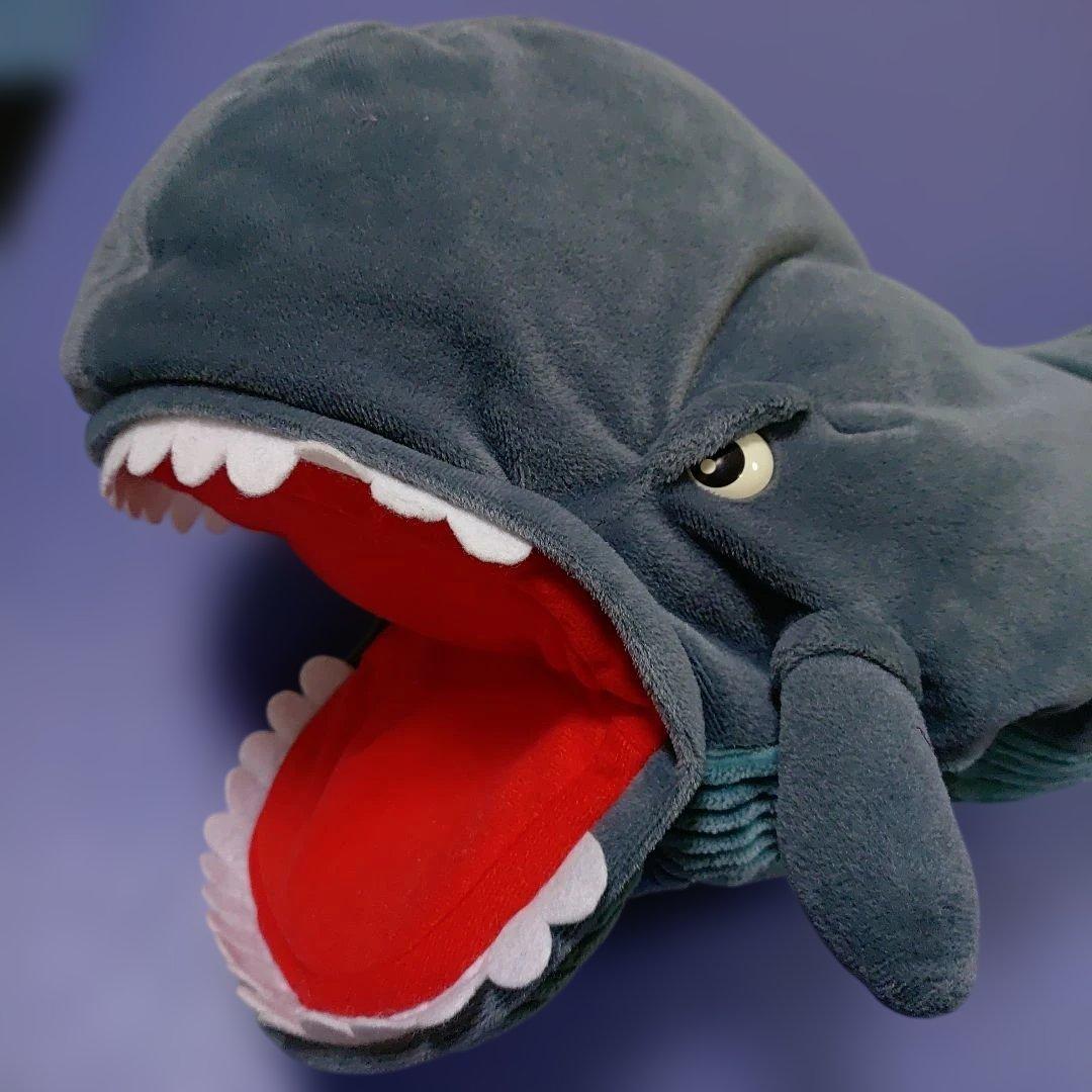 ディズニー　ヴィンテージ　ピノキオ　クジラ　ぬいぐるみ　パペット　タグ付き