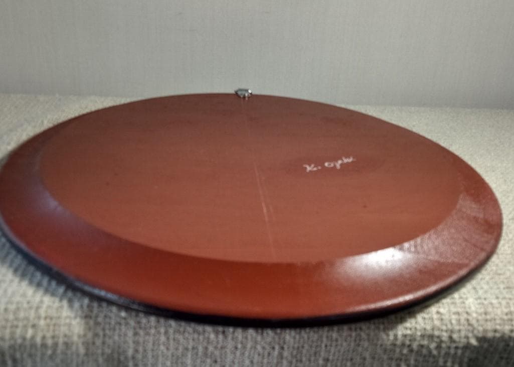 いつまでも元気で　　ガルーダのいる飾り盆 　1500円値下げしました。