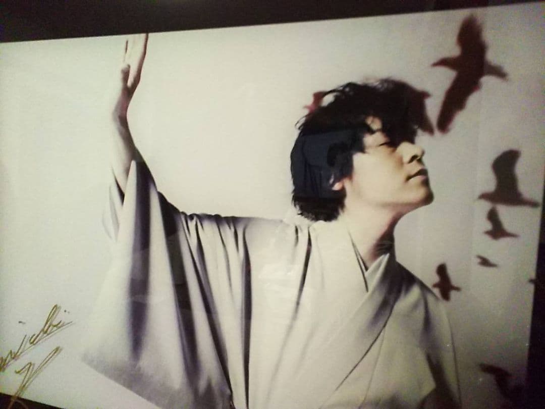 河村隆一ジャパネスク直筆サイン入り写真パネル展示会LUNA SEAルナシー