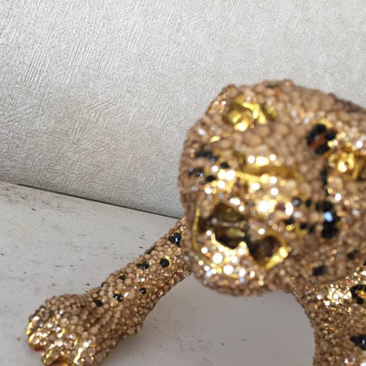 スワロフスキー ジャガー 置物 インテリア