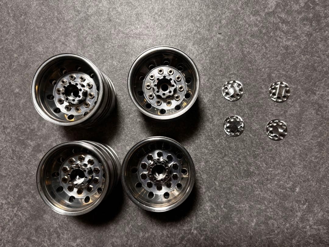 TAMIYAタミヤ 1/14トレーラー　台車屋さん 10穴アルミホイール