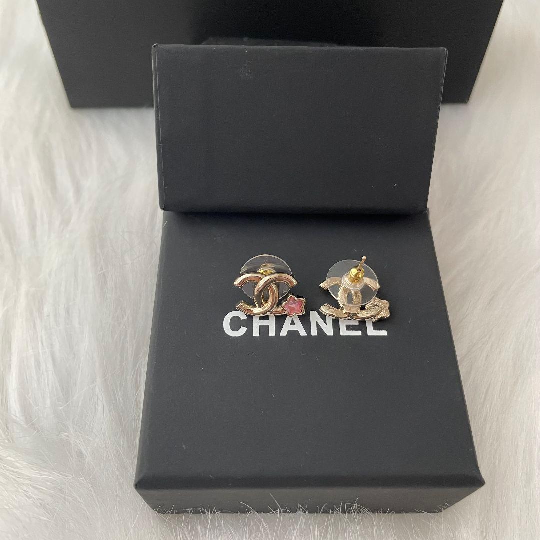 CC ピアス ♡ ゴールド