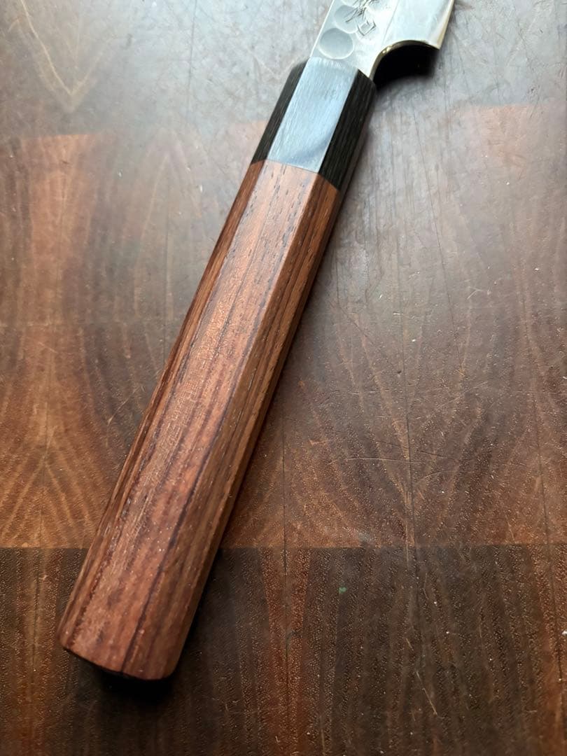 越前打刃物　弥氏 良寬　先丸　蛸引　240mm 包丁　白鋼　刺身　和包丁　槌目