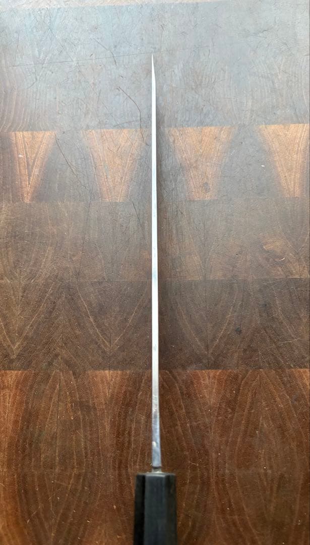 越前打刃物　弥氏 良寬　先丸　蛸引　240mm 包丁　白鋼　刺身　和包丁　槌目