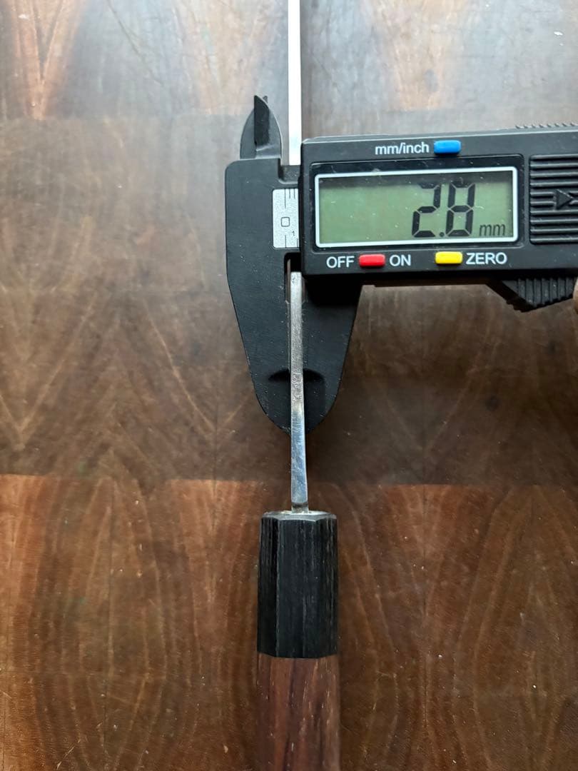 越前打刃物　弥氏 良寬　先丸　蛸引　240mm 包丁　白鋼　刺身　和包丁　槌目