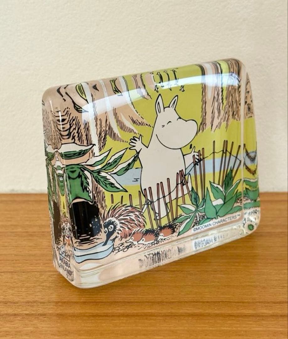 【ARABIAシール】 ムーミンシリーズ ガラスカード ムーミン